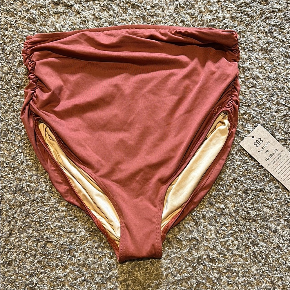 Albion Fit High-Waisted Bikini Bottom